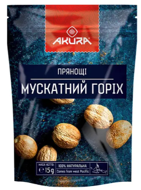 Мускатний горіх Akura 15 г